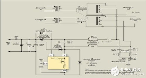 以太網(wǎng)供電浪涌保護(hù)電路設(shè)計方案詳解