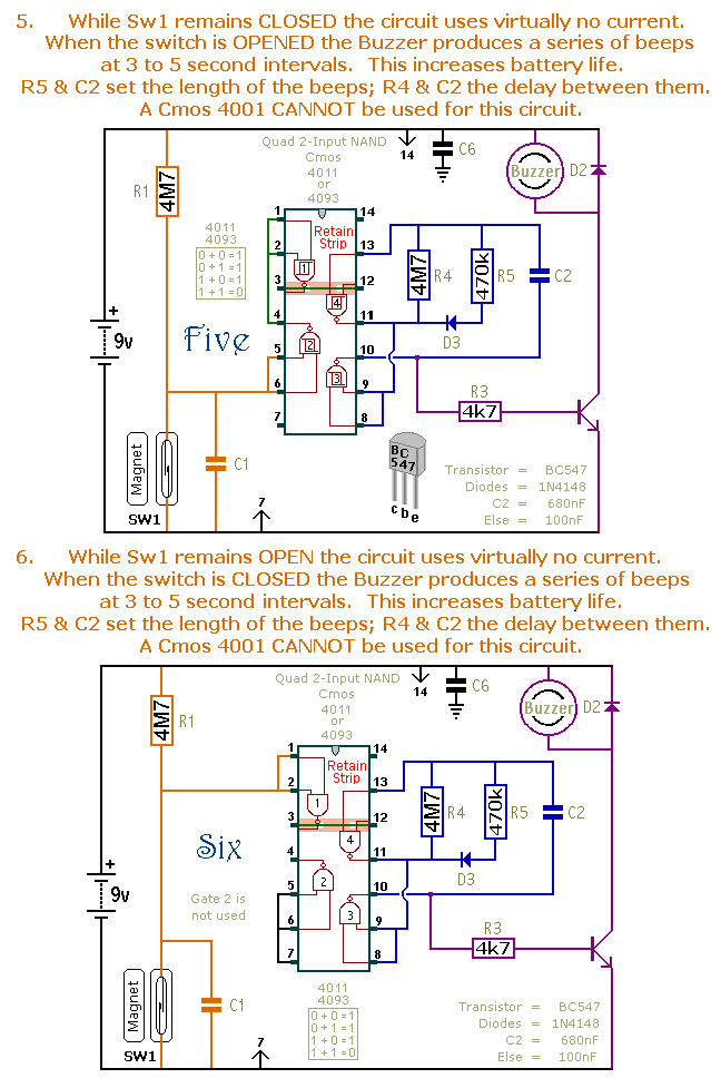 迷你報(bào)警系統(tǒng)電路設(shè)計(jì) 集成電路實(shí)現(xiàn)方案